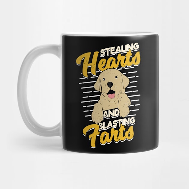 Stealing Hearts And Blasting Farts Labrador Gift by Dolde08